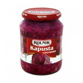 Cavolo cappuccio "Rolnik" rosso marinato (680g)