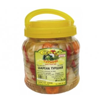 Verdure in salamoia miste "Pora" (2,1kg)
