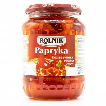 Перец "Rolnik" сладкий маринованный (720ml)