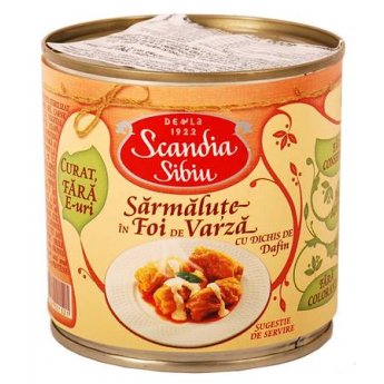 Involtini di verza con carne di maiale "Scandia Sibiu" (400g)