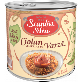 Crauti con carne di maiale "Scandia Sibiu" (400g)