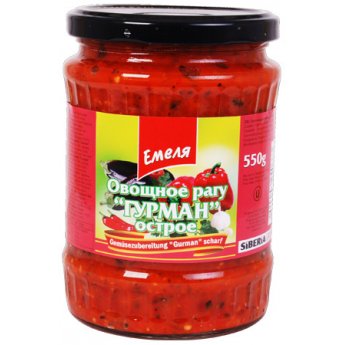 Stufato di verdure "Emelya" "Gourmet" picante (560ml)