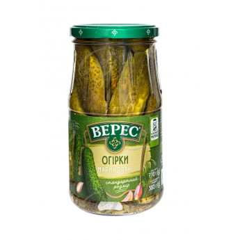 Cetrioli piccanti sottaceto "Veres" (770 g)