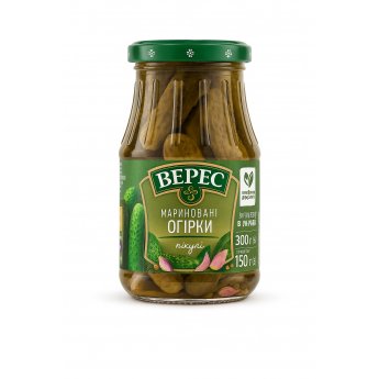 Cetrioli piccanti sottaceto "Veres" (500 g)