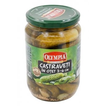 Cetrioli sottaceto "Olympia" 3-6cm (680g)