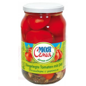 Pomodori con aneto "La mia famiglia" (880g)