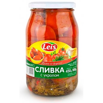 Pomodori "Prugna" "Leis" con aneto 880g