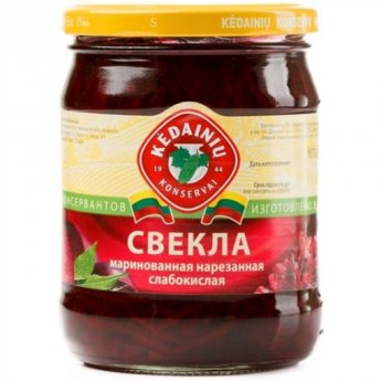 Свекла "Kedainiu" нарезанная (480gr)