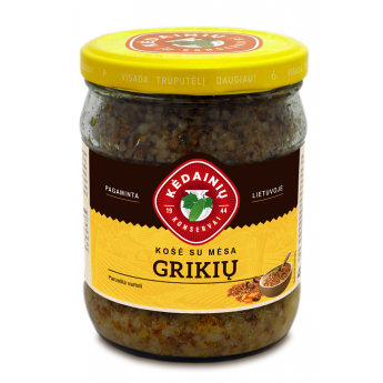 Grano saraceno con carne "Kedainiu" (480gr)