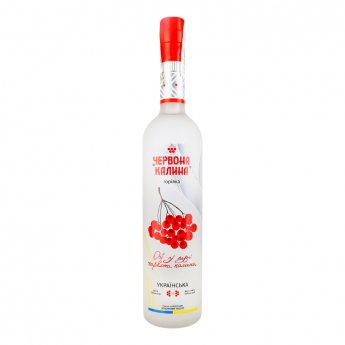 Vodka"Ukrainian",40%0,5L Chervona Kalina