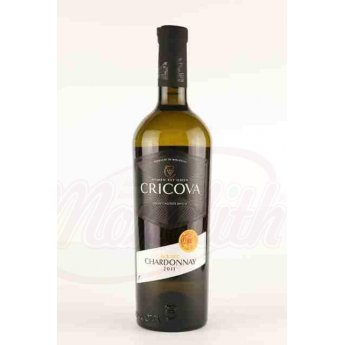 Vino bianco secco "Cricova - Chardonnay" Vintage da Moldova 12.5% alc.