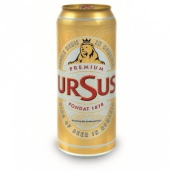 Пиво "Ursus" 5% ж/б (0,5л)