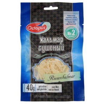 Totano del Pacifico essiccato e salato "Octopus" (40g) Totano del Pacifico essiccato e salato "Octopus" (40g)