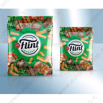 Crostini di frumento e segale "Flint" al gusto si carne barbecue (70g)