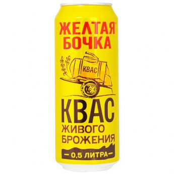 Bevanda fermentata kvas "Barile giallo" (0,5 l)