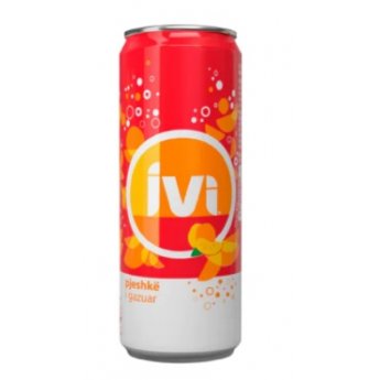 Bibita frizzante "ivi" alla pesca (330ml)