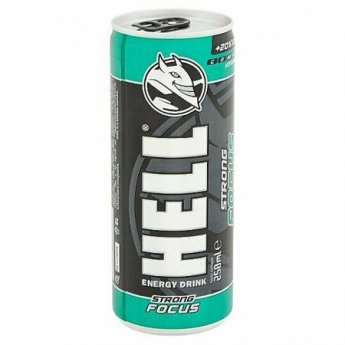 Bevanda energetica "Hell Stron focus" mango e arancia (0,25l)