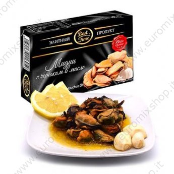 Cozze "BEST TIME" in salsa all'aglio (111g)