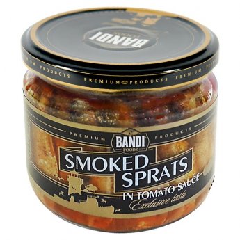 Spratti affumicati in olio "Amberfish" (160g)