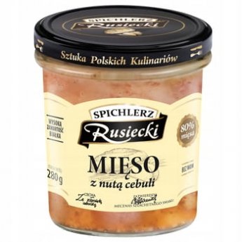 Spezzatino di maiale "Rusiecki" con cipolle (280g) Spezzatino di maiale "Rusiecki" con cipolle (280g)