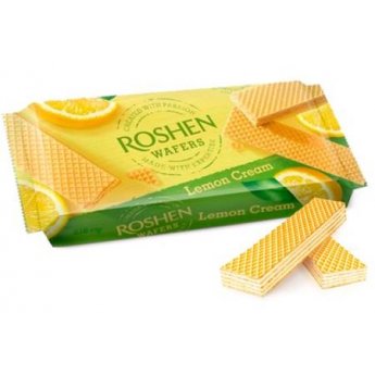 Wafer "Roshen" con ripieno di limone (216g)