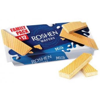 Wafer "Roshen" con ripieno di latte (216g)
