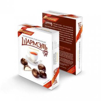 Spumiglie morbide "Sharmel" in glassa di cioccolato (120g)