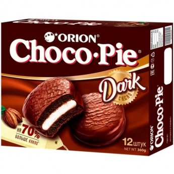 Dolce "Choco Pie Fondente Orion" (360 g)