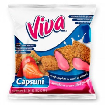 Cereali con ripieno alla fragola "Viva" (100g)