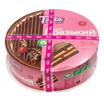 Torta "Tarta Praga" con ciliegie (850g)