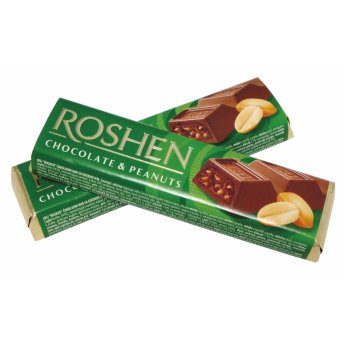 Barretta "Roshen" al cioccolato con arachidi (40g)