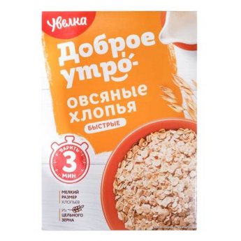 Porridge "Uvelka" Fiocchi d'avena sottili veloci (400g)