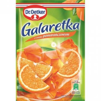 Gelatina "Dr. Oetker" al gusto di arancia(72g)