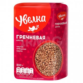 Крупа гречневая "Увелка" Экстра (800г)