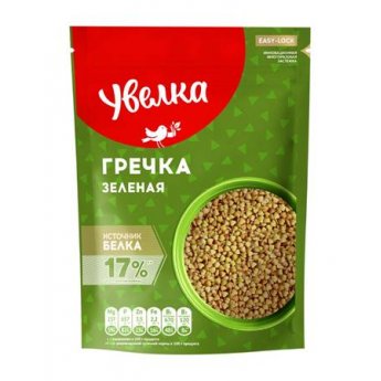 Крупа гречневая "Увелка" зеленая (450г)