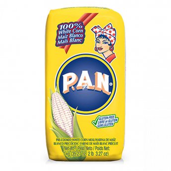 Farina "Pan" precotta di mais bianco (1kg)