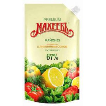 Майонез "Махеевъ" с лимонным соком 67% (380г)