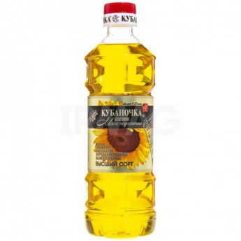 Olio di girasole "Kubanochka" non raffinato (1L)