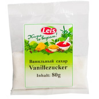 Zucchero vanigliato "Leis" (80g)