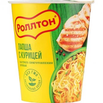 Noodles di pollo "Rollton" (70g)