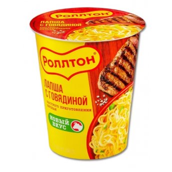 Noodles di manzo "Rollton" (70g)