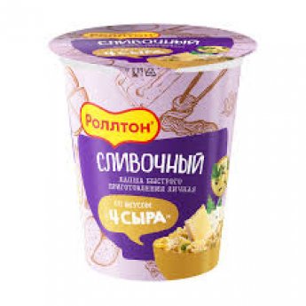 Noodles cremosi al gusto di 4 formaggi (70 g) "Rollton" (70g) Noodles cremosi al gusto di 4 formaggi (70 g) "Rollton" (70g)