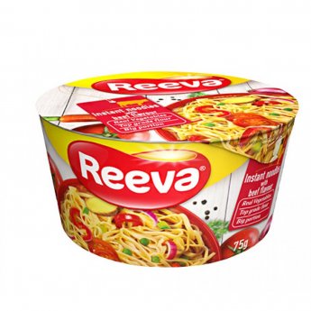 Noodles "Reeva" con gusto manzo (75g) Noodles "Reeva" con gusto manzo (75g)
