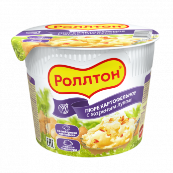 Purè di patate "Rollton" con cipolle fritte (40g)