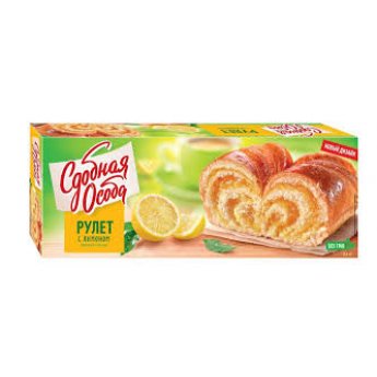 Rotolo di pasta dolce, ripieno, al gusto di limone (400gr) Rotolo di pasta dolce, ripieno, al gusto di limone (400gr)