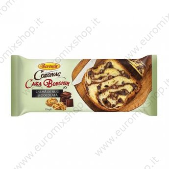 Пирог "Boromir Cozonac" с орехами и шоколад (550g)