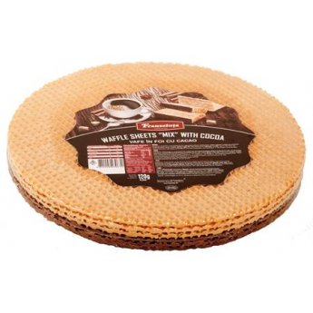 Fogli di wafer "Franzeluta" con cacao rotondi (120g)