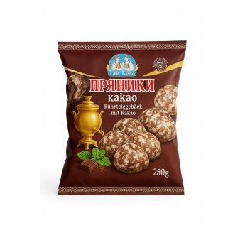 Pan di zenzero "Tè per due" al cacao (250g)