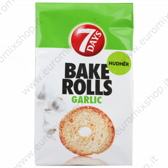 Крекеры "7 Days - Bake rolls" с чесноком (80г)