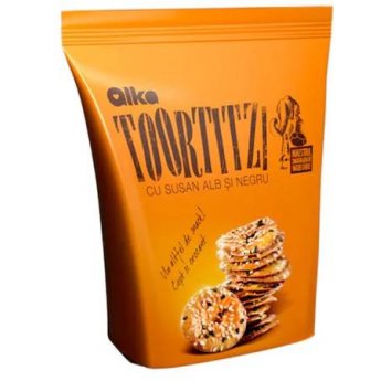 Cracker "Alka - Tortitzi" con sesamo (180g)